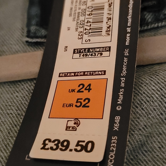 Marks and Spencer Jean Jacket 20 - Picture 5 of 7